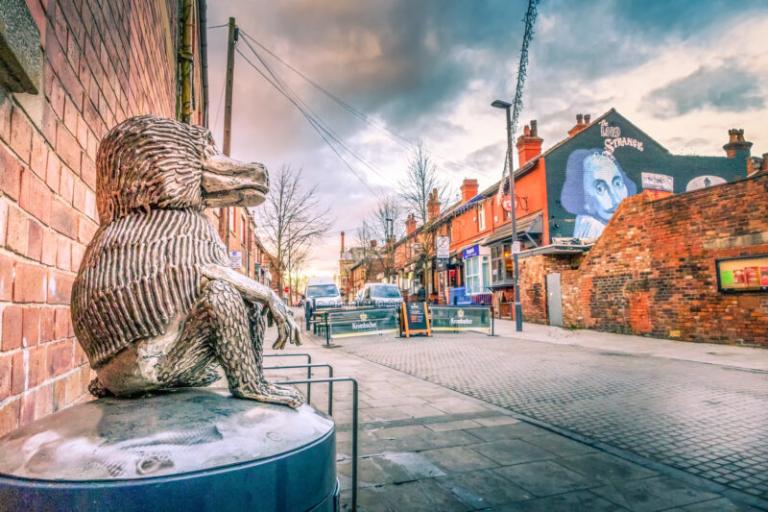 Prescot town centre.