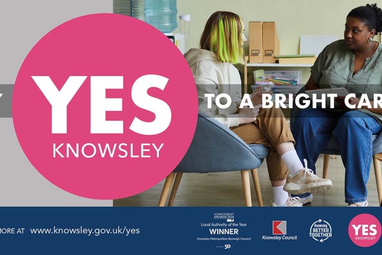Yes Knowsley Banner